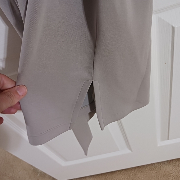 Business casual belted dress grey size small - Picture 6 of 9